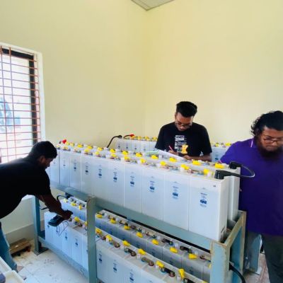 Bhulta 400/230/132KV AIS Grid Sub-Station, PGCB (Battery Installation and Testing)